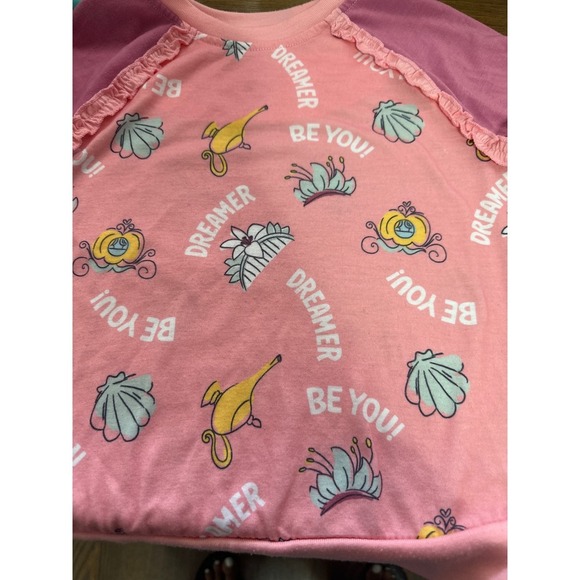 Disney Princess Pajama Set - Girls Size 5/6 - Dreamer - Be You! - Picture 2 of 7